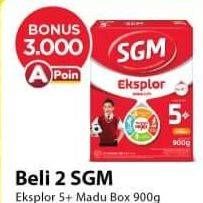 Promo Harga SGM Eksplor 5+ Susu Pertumbuhan Madu 900 gr - Alfamart