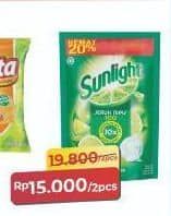 Promo Harga Sunlight Pencuci Piring Jeruk Nipis 100 435 ml - Alfamart