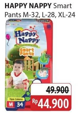 Promo Harga Happy Nappy Smart Pantz Diaper XL24, M32, L28 24 pcs - Alfamidi