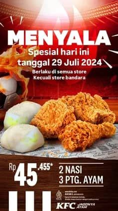 Promo Harga Menyala Spesial Hari Ini  - KFC