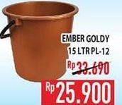 Promo Harga Ember Goldy PL 12 15 ltr - Hypermart