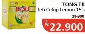 Promo Harga Tong Tji Teh Celup Lemon Tea Dengan Amplop 15 pcs - Alfamidi