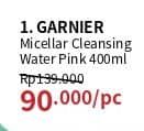 Promo Harga Garnier Micellar Water Pink 400 ml - Guardian