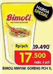 Promo Harga Bimoli Minyak Goreng 1000 ml - Superindo