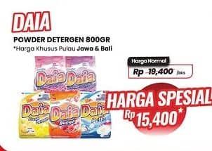 Promo Harga Daia Deterjen Bubuk 800 gr - Carrefour