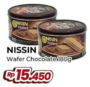 Promo Harga Nissin Wafers Chocolate 180 gr - Yogya