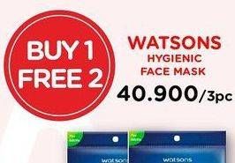 Promo Harga WATSONS Hygienic Face Mask 5 pcs - Watsons