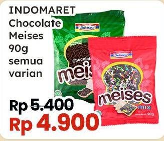 Promo Harga Indomaret Meises All Variants 90 gr - Indomaret