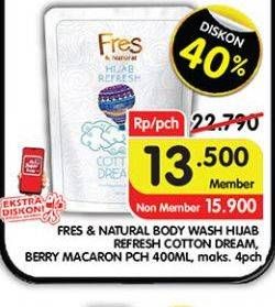 Harga Fres & Natural Body Wash