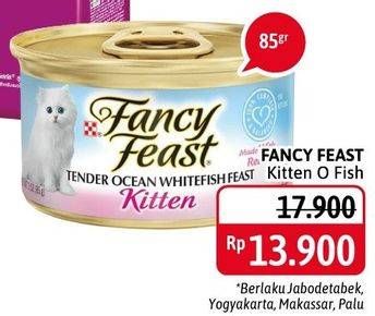 Promo Harga FANCY FEAST Cat Food Kitten Ocean Fish 85 gr - Alfamidi