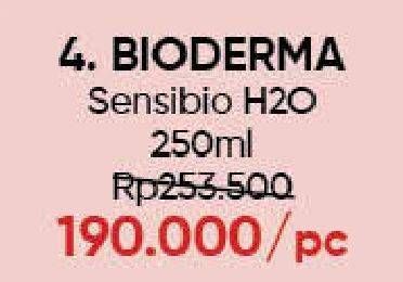 Promo Harga BIODERMA Sensibio H2O 250 ml - Guardian