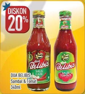 Promo Harga DUA BELIBIS Saus Cabe/Tomat  - Hypermart