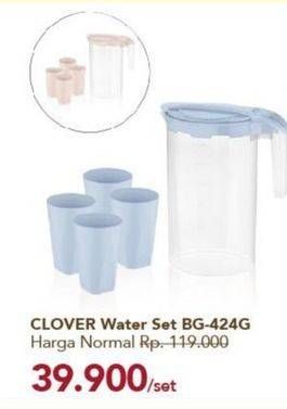 Promo Harga Clover Water Set  - Carrefour