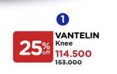 Promo Harga Vantelin Knee Support  - Watsons