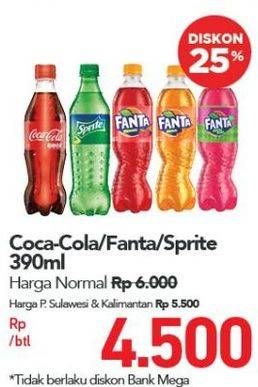 Promo Harga Coca Cola/Fanta/Sprite Minuman Soda  - Carrefour