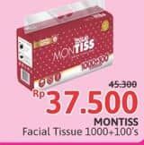 Promo Harga Montiss Facial Tissue 1000 sheet - Alfamidi