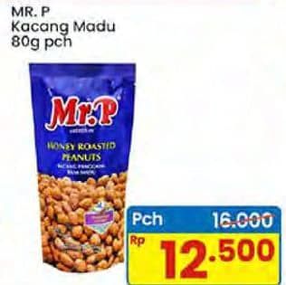 Promo Harga Mr.p Peanuts Madu 80 gr - Indomaret