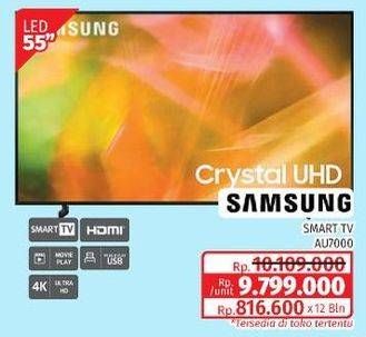 Promo Harga Samsung UA55AU7000 Crystal UHD 4K TV  - Lotte Grosir
