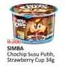 Promo Harga Simba Cereal Choco Chips Susu Putih, Strawberry 34 gr - Alfamidi