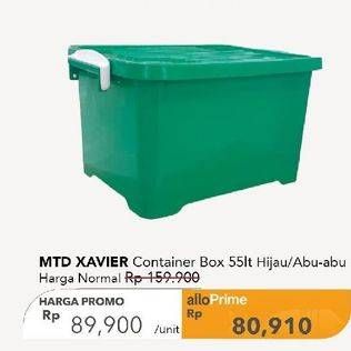 Promo Harga MTD Xavier Tempat Penyimpanan 55000 ml - Carrefour