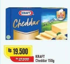 Promo Harga Kraft Cheese Cheddar 150 gr - Alfamart