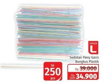 Promo Harga CHOICE L Sedotan Strips 100  - Lotte Grosir