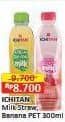 Promo Harga Ichitan Korean Milk Banana, Strawberry 300 ml - Alfamart
