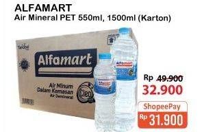 Promo Harga ALFAMART Air Mineral 550 ml - Alfamart