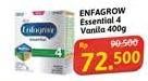 Promo Harga Enfagrow Essential 4 Susu Formula Vanila 400 gr - Alfamidi