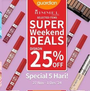 Promo Harga Rimmel Cosmetics  - Guardian