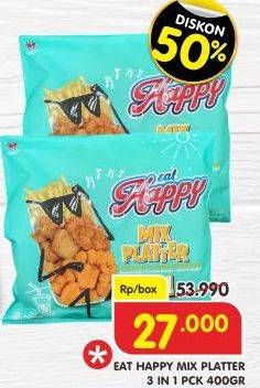 Promo Harga Eat Happy Mix Plater 3in1 400 gr - Superindo