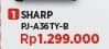 Promo Harga Sharp PJ-A36TY - Air Cooler B (Black  - COURTS