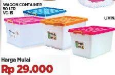 Promo Harga Lion Star Wagon Container VC-15 50000 ml - COURTS