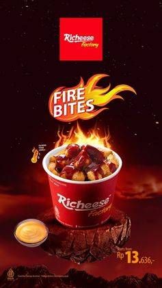 Promo Harga Richeese Factory Fire Bites  - Richeese Factory