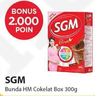 Promo Harga SGM Bunda Susu Ibu Hamil & Menyusui Cokelat 300 gr - Alfamart