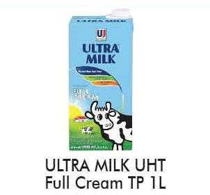 Promo Harga ULTRA MILK Susu UHT Full Cream 1000 ml - Alfamart