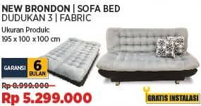 Promo Harga Courts New Brondon Sofa Bed  - COURTS