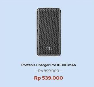 Promo Harga IT. Portable Charger Pro 10.000 MAh  - iBox