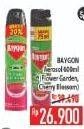 Promo Harga BAYGON Insektisida Spray Flower Garden, Cherry Blossom 400 ml - Hypermart