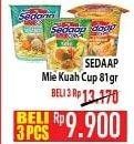 Promo Harga SEDAAP Mie Cup 81 gr - Hypermart