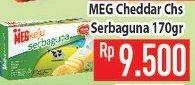 Promo Harga MEG Cheddar Cheese Serbaguna 170 gr - Hypermart