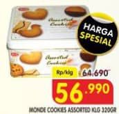 Promo Harga Monde Assorted Cookies 320 gr - Superindo