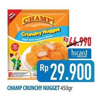 Promo Harga Champ Nugget Crunchy Nugget 450 gr - Hypermart