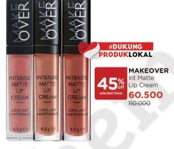 Promo Harga MAKE OVER Intense Matte Lip Cream 6 gr - Watsons