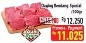 Promo Harga Daging Rendang Sapi Spesial per 100 gr - Hypermart