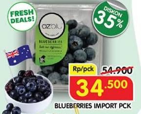 Promo Harga Blueberries Import  - Superindo