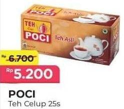 Promo Harga Cap Poci Teh Celup per 25 pcs 2 gr - Alfamart