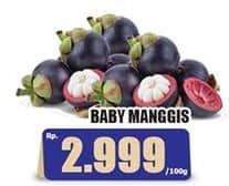 Promo Harga Manggis Baby per 100 gr - Hari Hari