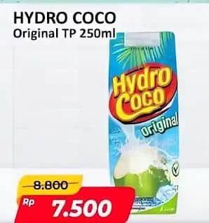 Promo Harga Hydro Coco Minuman Kelapa Original 250 ml - Alfamart