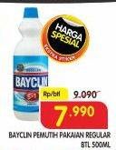 Promo Harga BAYCLIN Pemutih Pakaian Regular 500 ml - Superindo